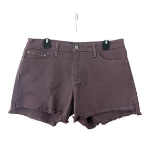 Just Black Purple Denim Shorts Size 31